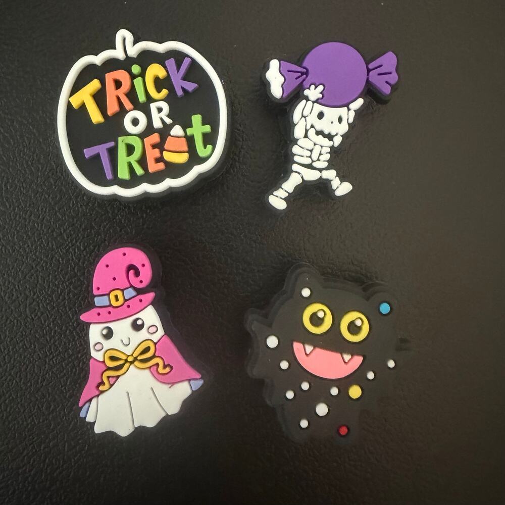 Bogg Bag Bits, Charms, Accessories Set of 4 Halloween, New No Tags